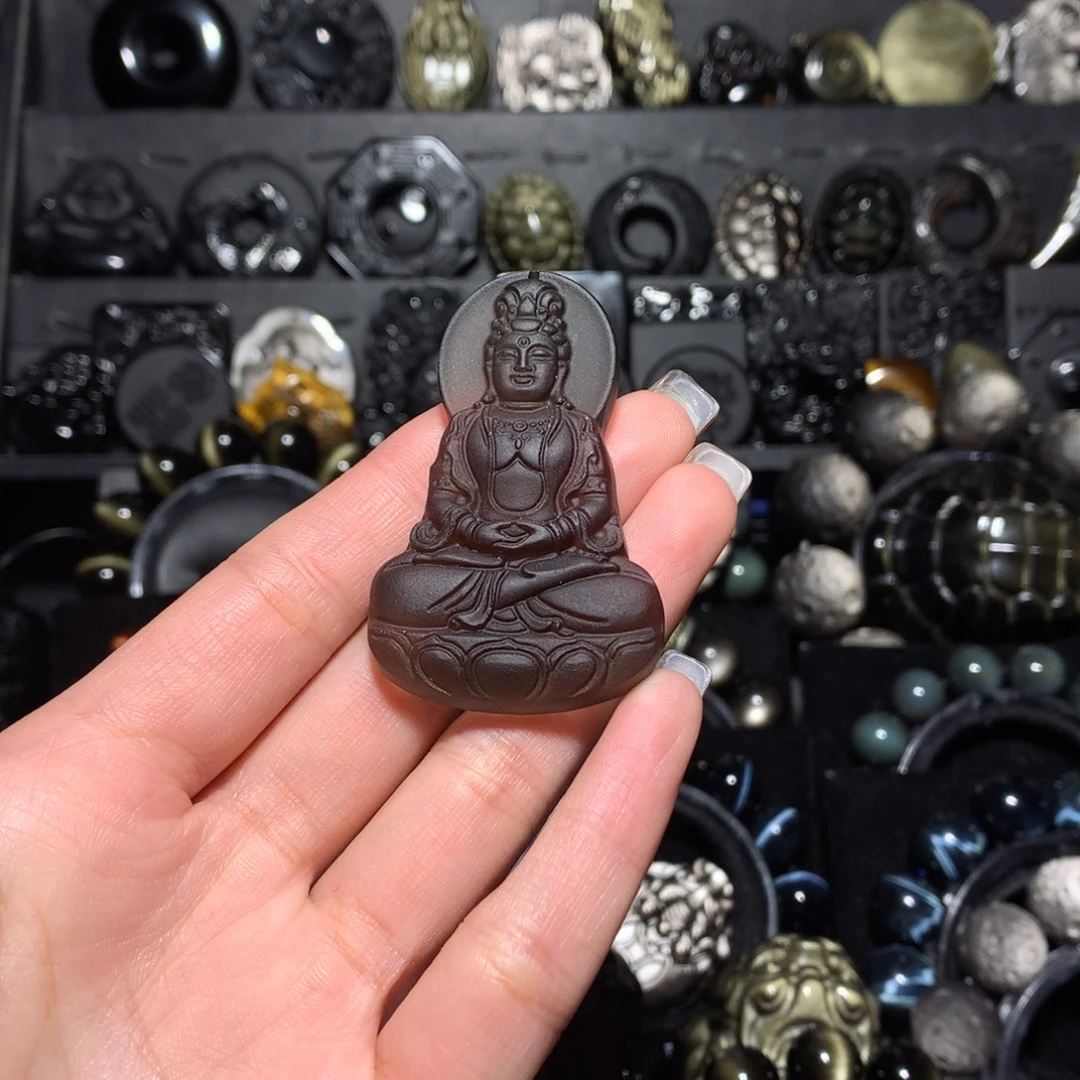 鸿***头黑曜岩未镶嵌珠宝奇石