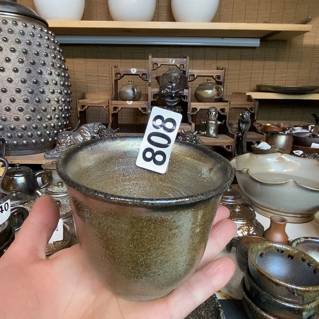 高温柴烧陶泥主人杯