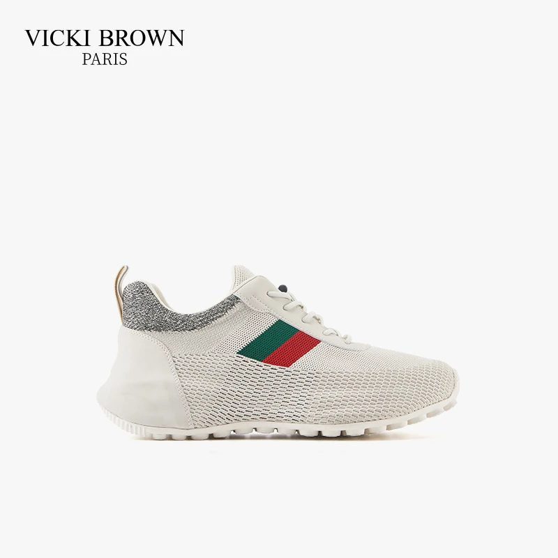 法国VICKI BROWN 透气网面鞋时尚休闲跑步鞋男士运动鞋VBZC804877