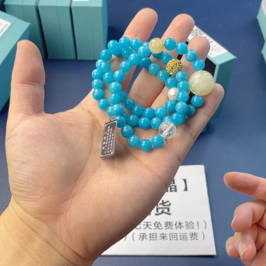 手链水晶银S925镶嵌