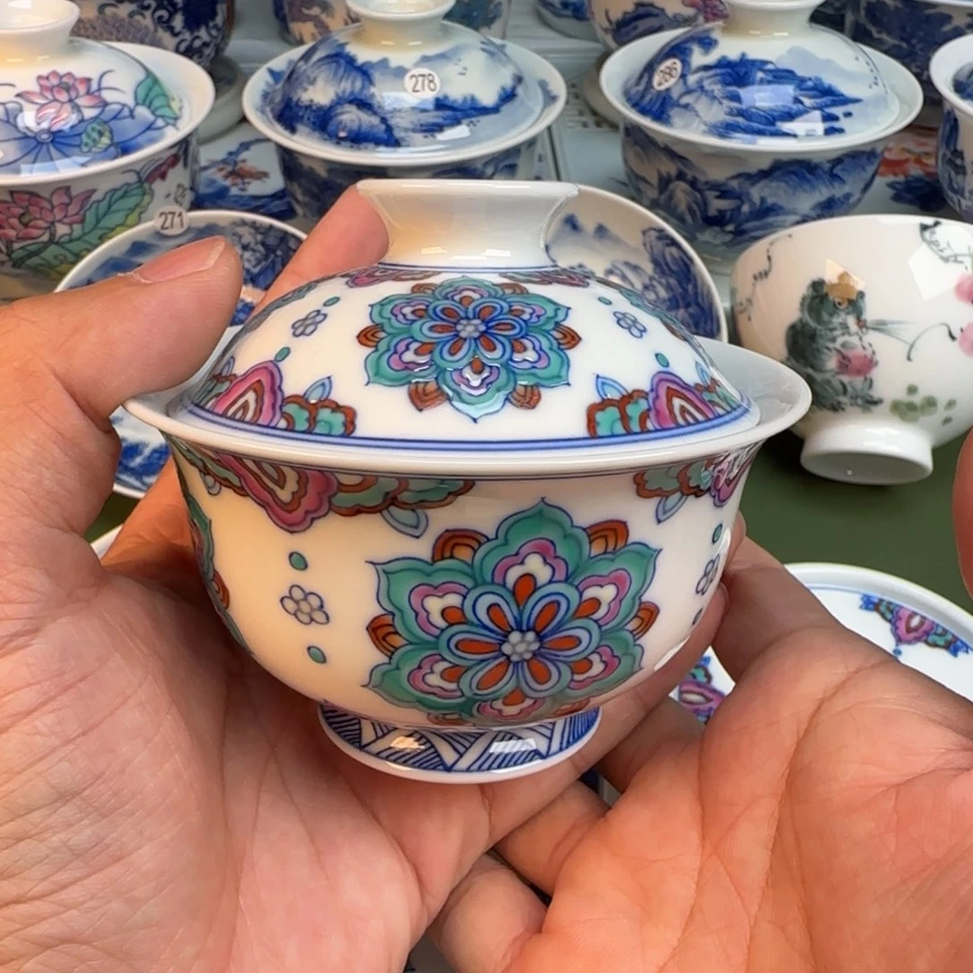 陶纯手工纯手绘茶具219