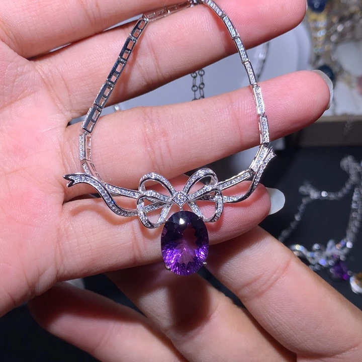 烟晶戒指银S925镶嵌K****¹吊坠