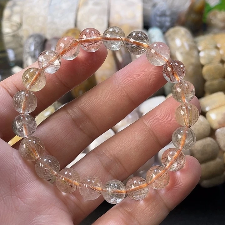 未镶嵌手链硅化珊瑚（珊瑚玉）