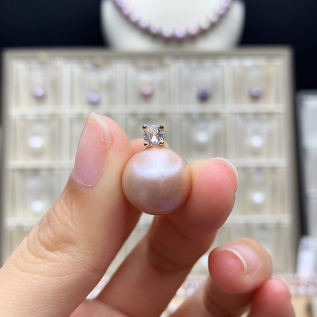 颈饰合金淡水珍珠