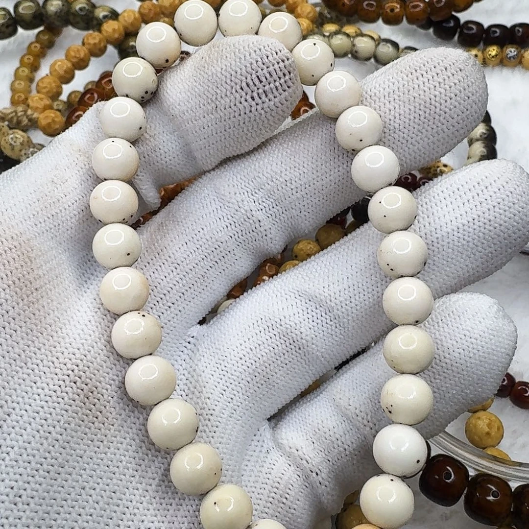 星月菩提吊坠7.5双金贯穿光头