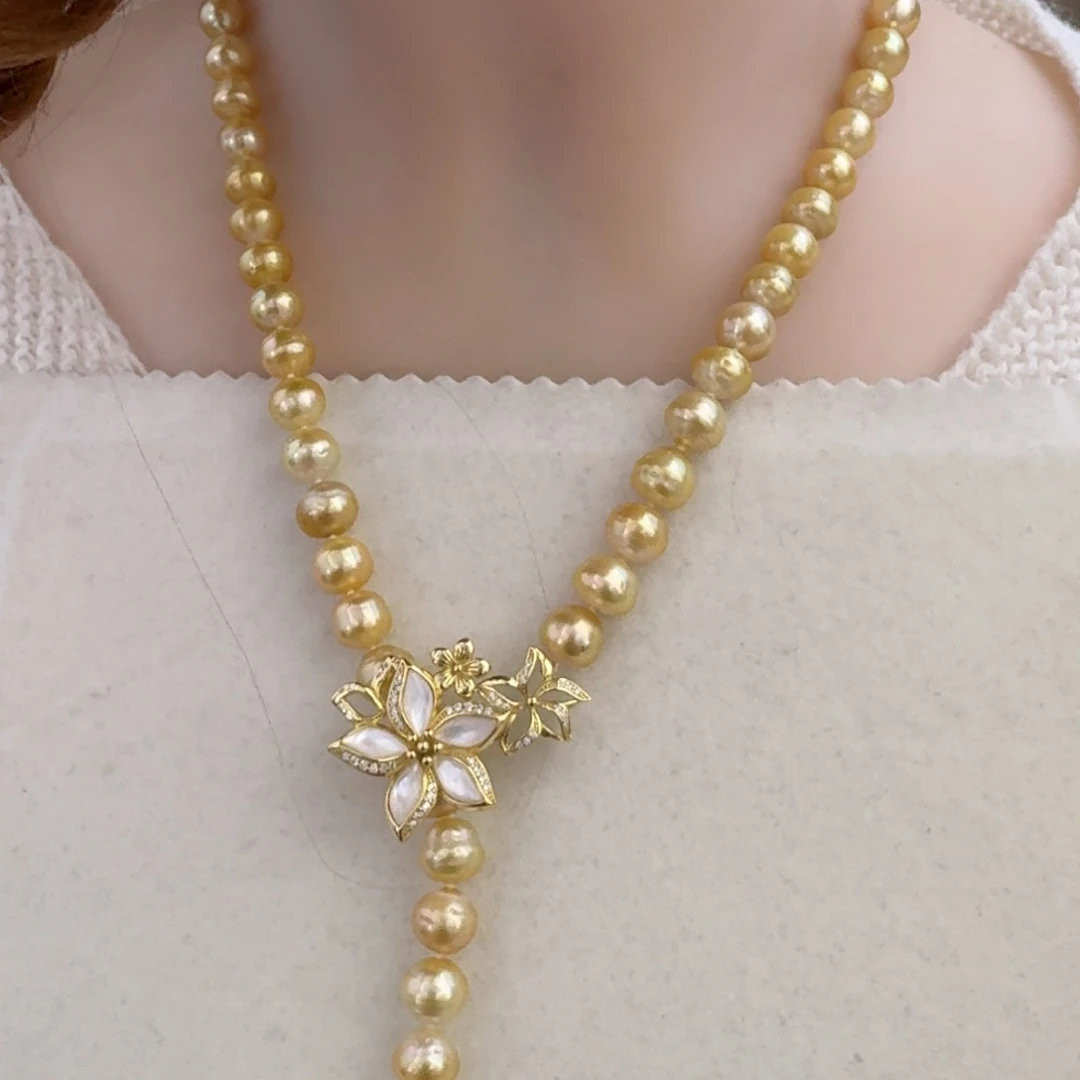 海水珍珠颈饰未镶嵌