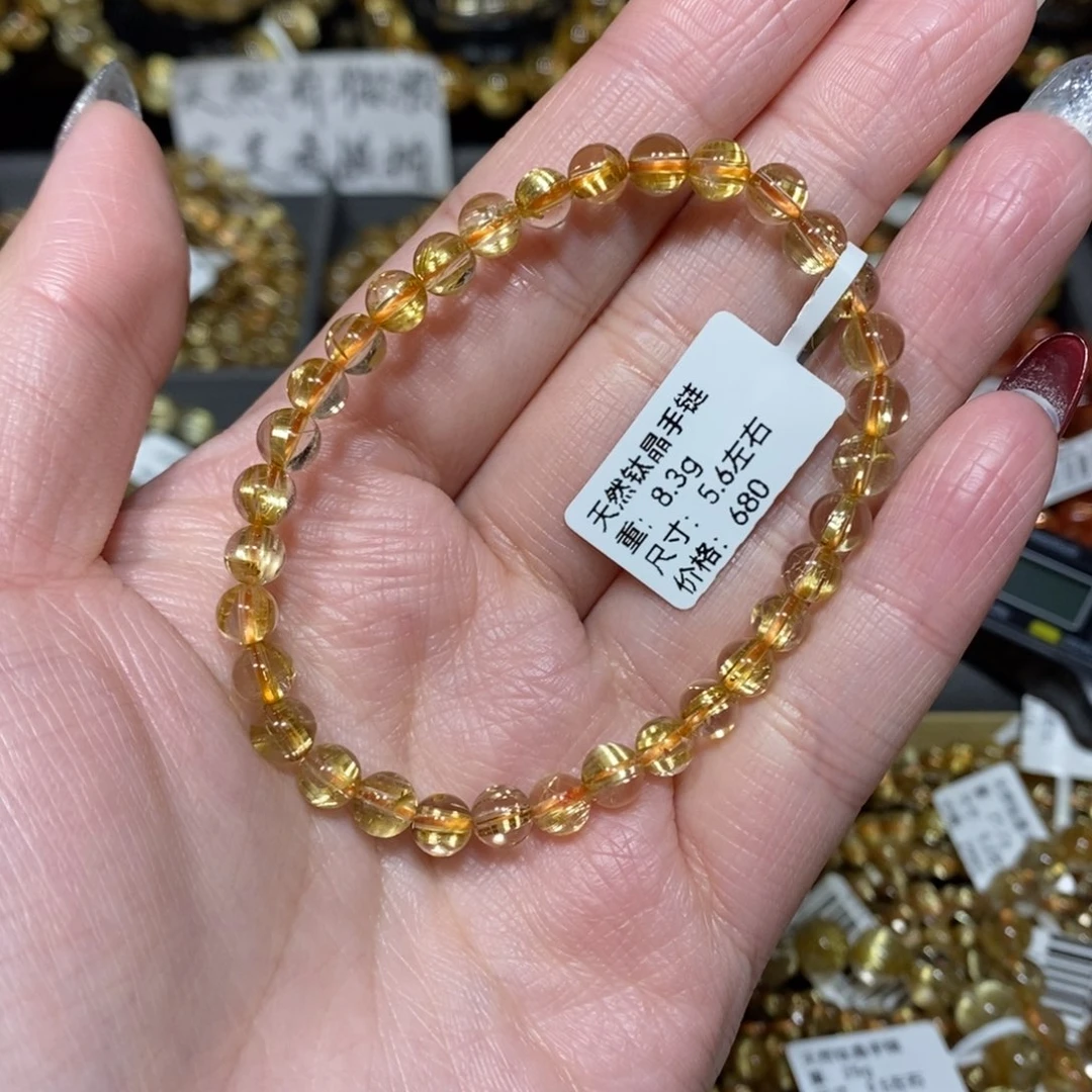 水晶手链未镶嵌日****睫青