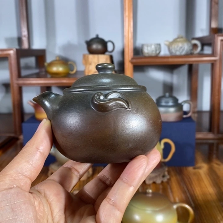 紫砂茶壶?****丁170cc宝瓶 段泥