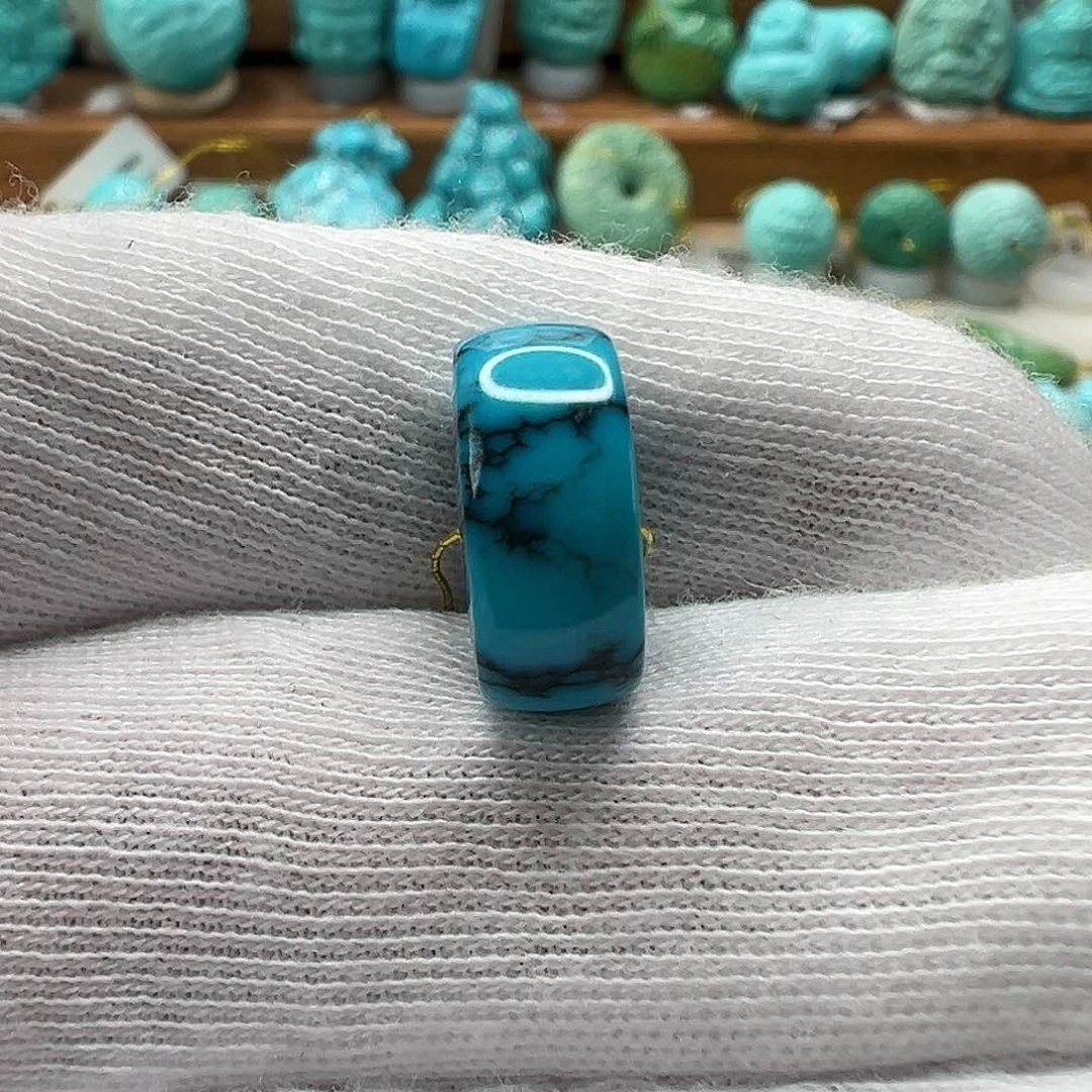 绿松石直切珠 未镶嵌