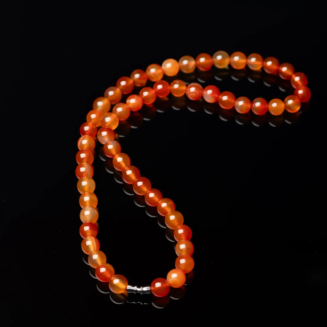 【艺品堂】10mm太岁肉灵芝项链 圆珠项链 多样性发一