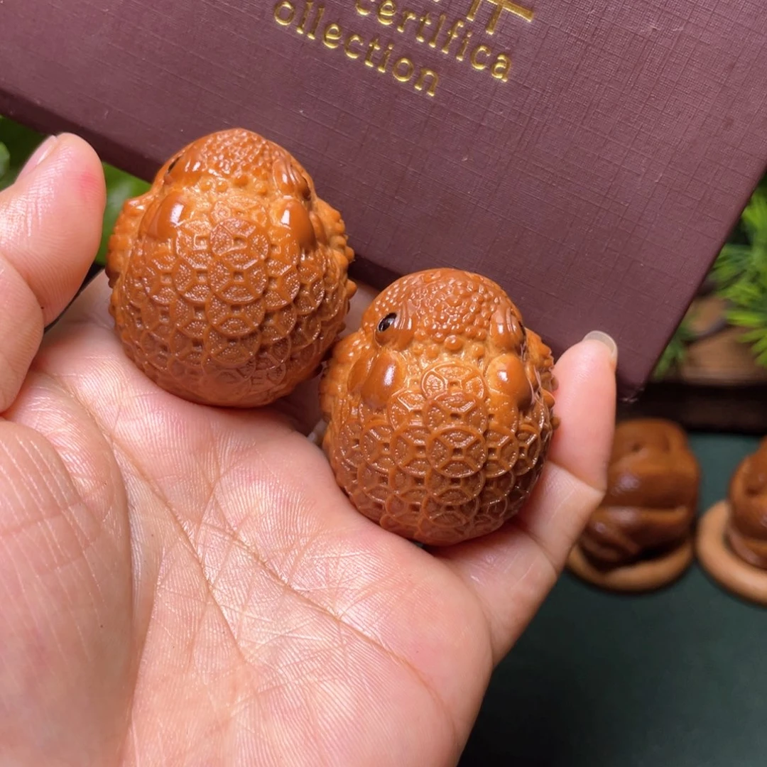 手串/手链橄榄核金币金蟾37一对