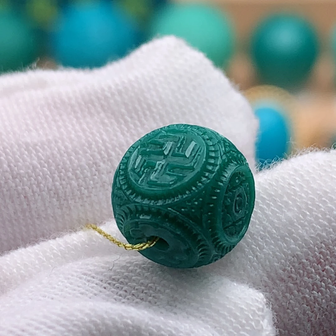 未镶嵌绿松石珠宝奇石