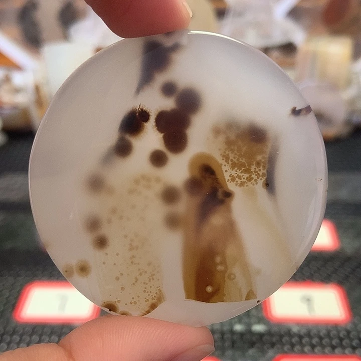 合金颈饰玛瑙/玉髓已打孔10