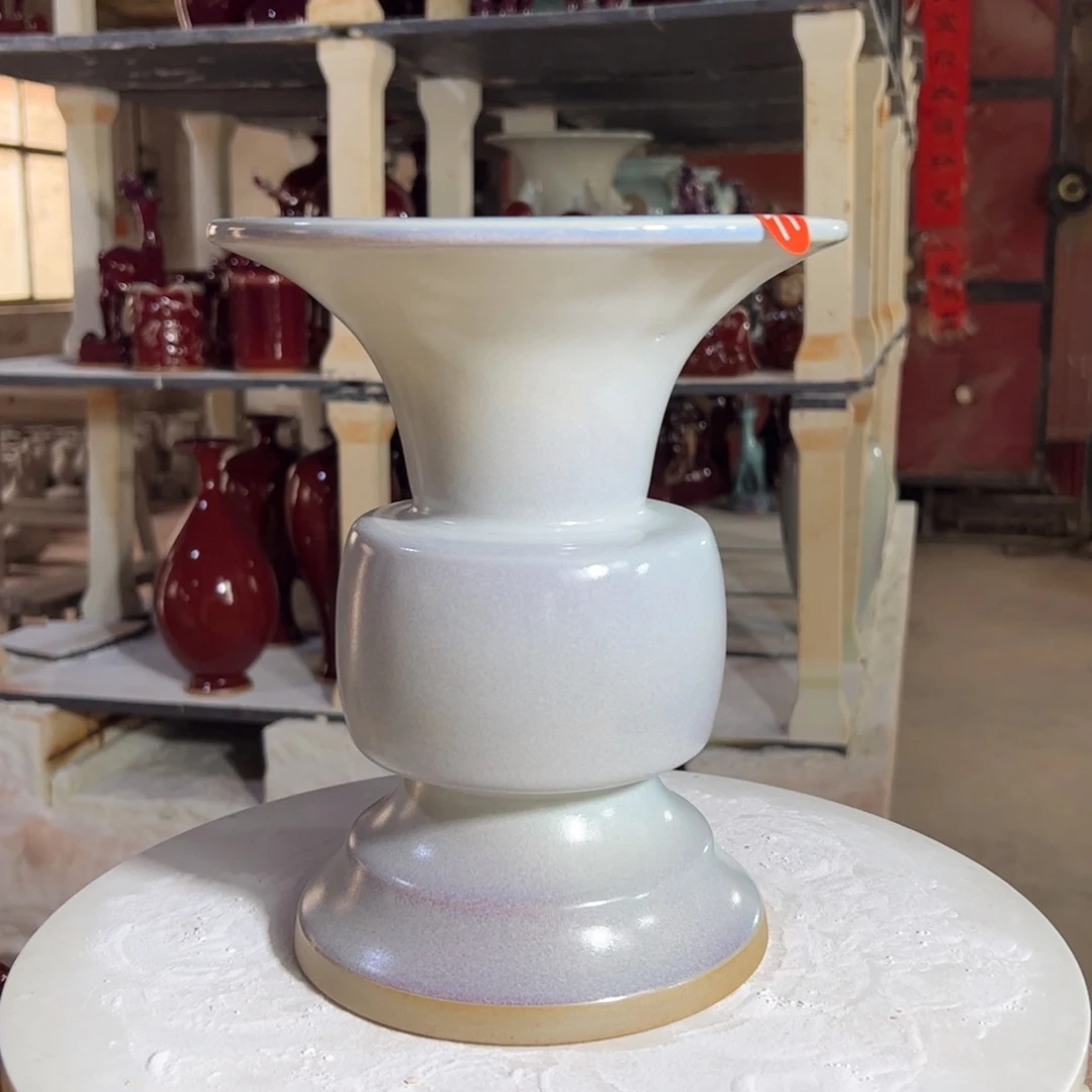 摆件郑家钧窑摆件微