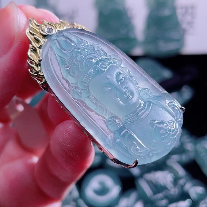 翡翠未镶嵌颈饰999999999