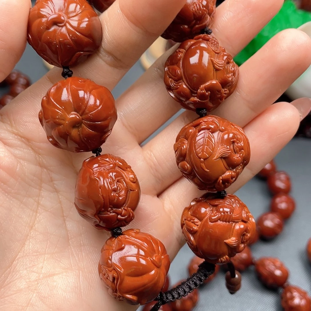 淡***烟橄榄核手串财神手串