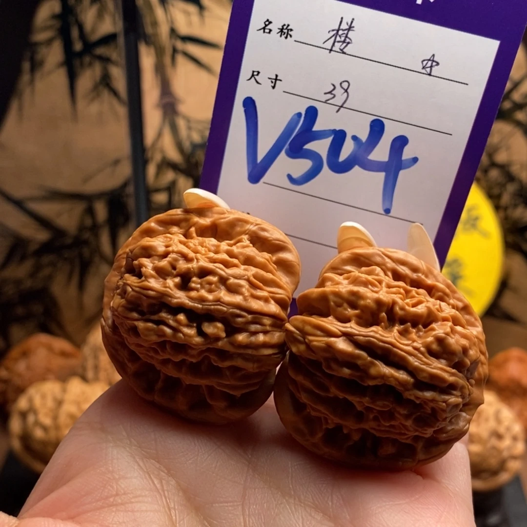 文玩核桃把件楼子39