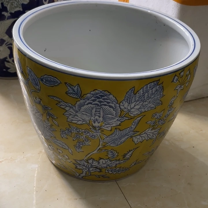 摆件微瑕花盆介意勿拍