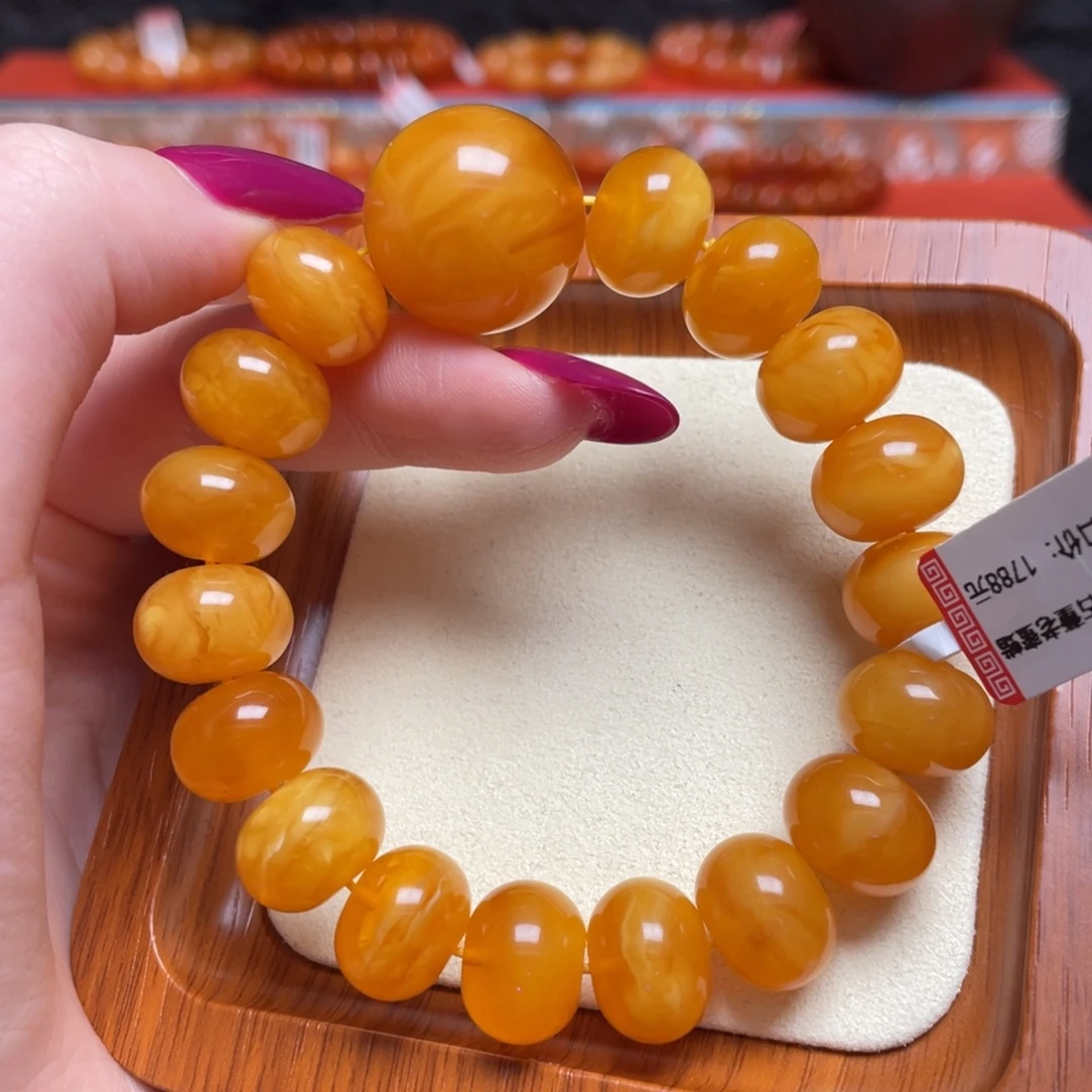 手链蜜蜡未镶嵌手串