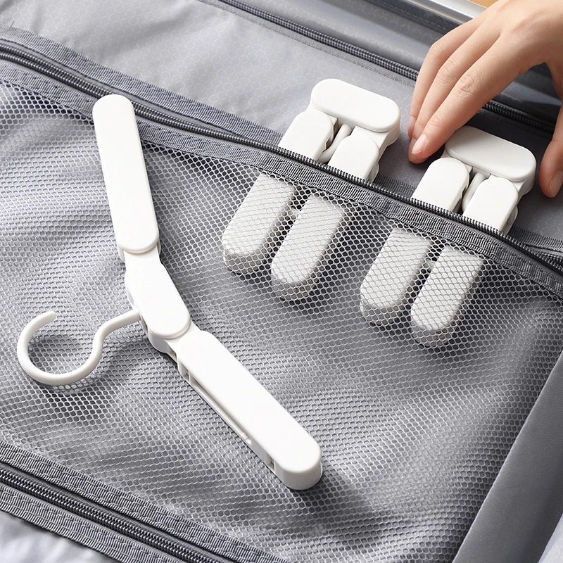 躬亲折叠衣架旅行便携式旅游专用晾衣架伸缩家用挂衣酒店旅行神器