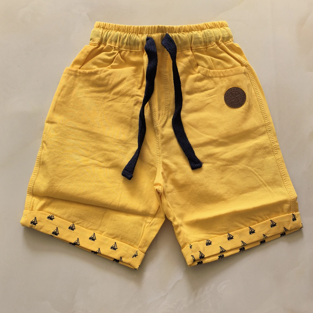 MS200245黄色英伦风短裤