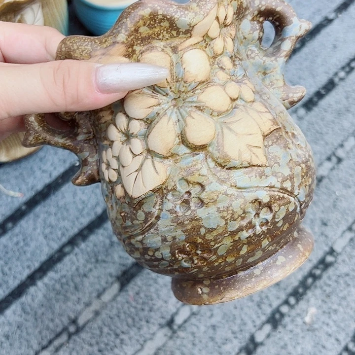 有孔，满10元发货多肉陶瓷花盆