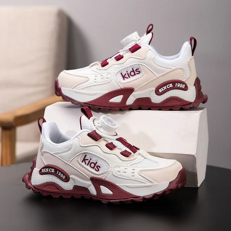 品牌男童网面透气运动鞋2025春季新款中大童女童儿童爆款跑步潮鞋