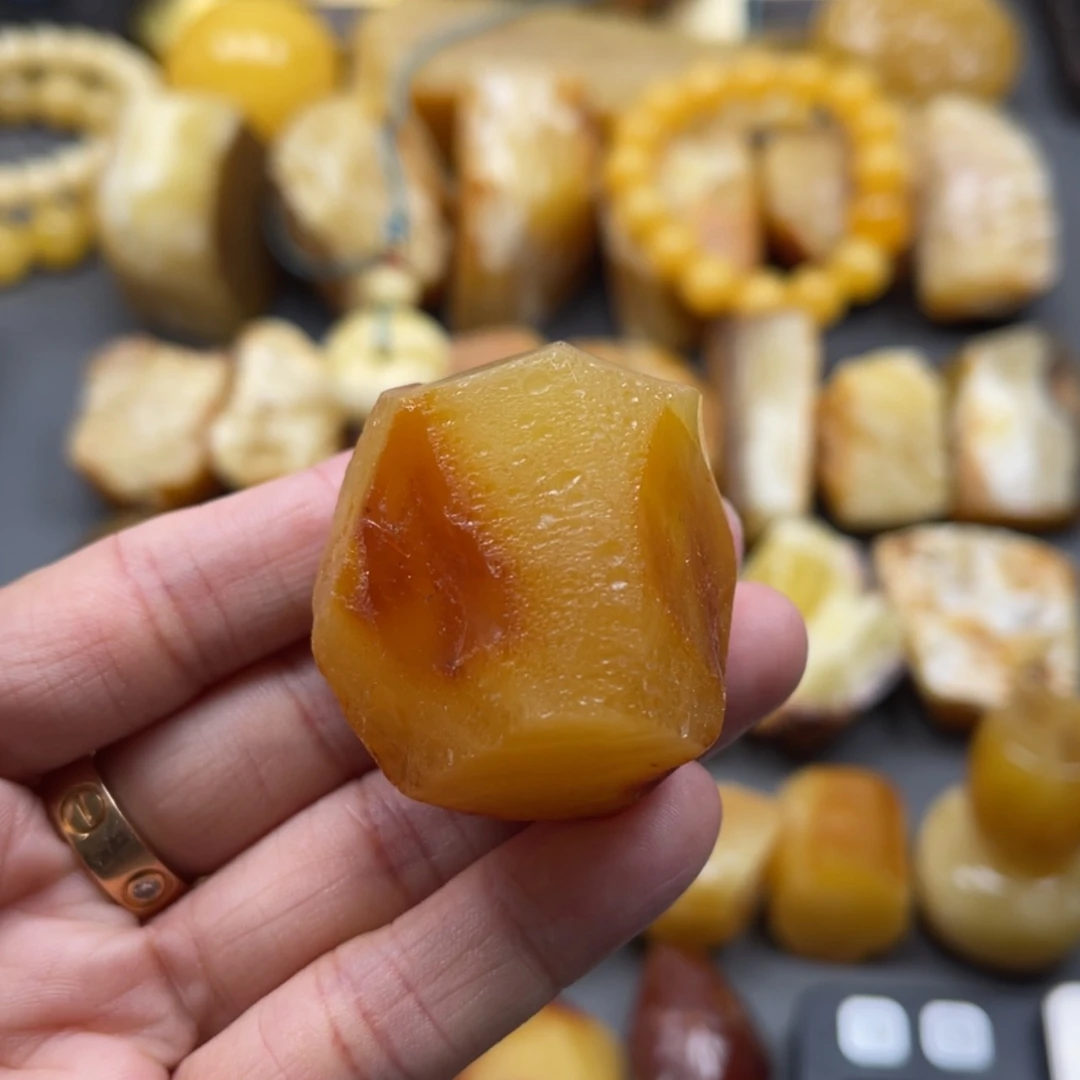 【闪购商品】未镶嵌定制琥珀天然琥珀蜜蜡原石定制