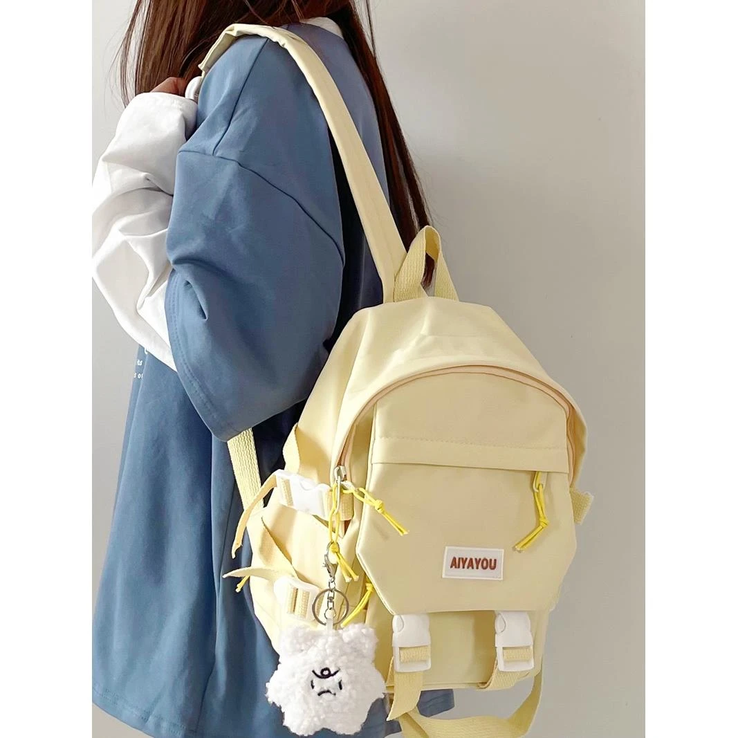 FAVMARTHA春游小背包女双肩包小号儿童外出2025新款女孩旅游出行