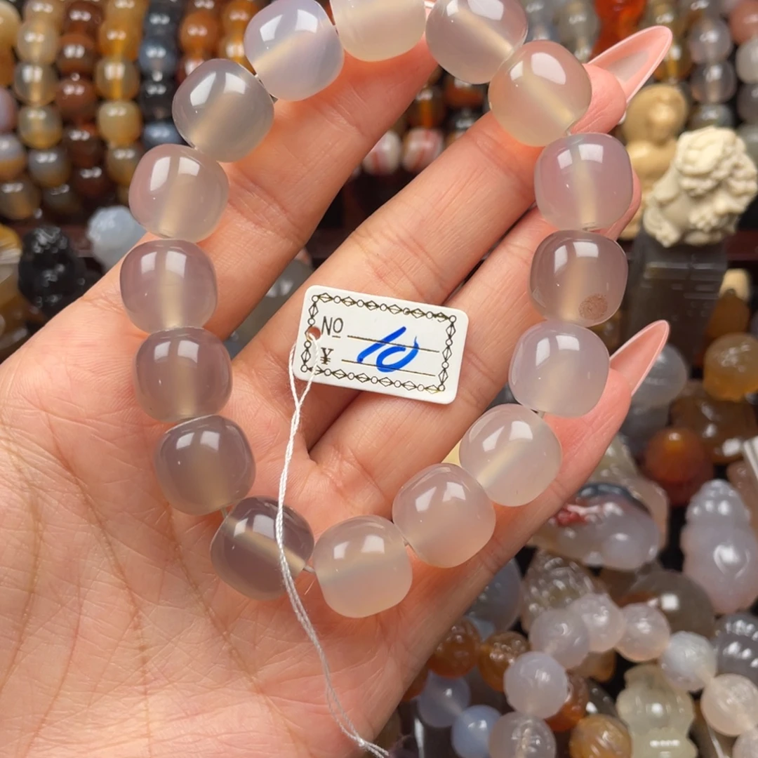 玛瑙/玉髓未镶嵌手链