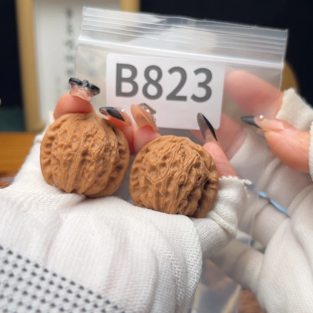 把件文玩核桃34龙胆元宝b823