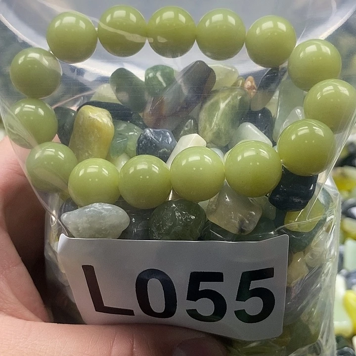 岫玉鱼缸石未镶嵌