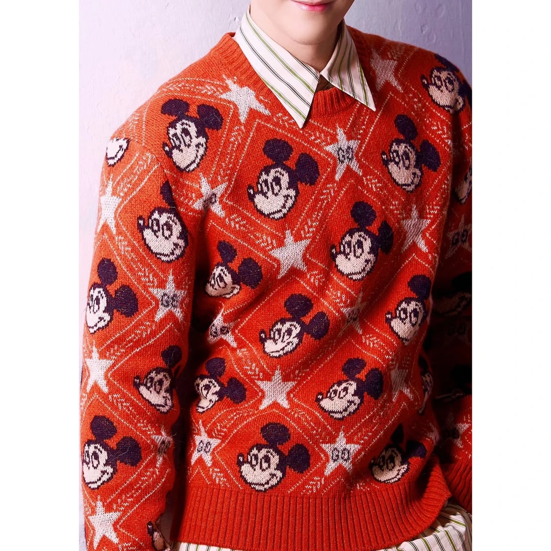 99新 GUCCI/古驰 迪士尼联名款米奇毛衣 M码