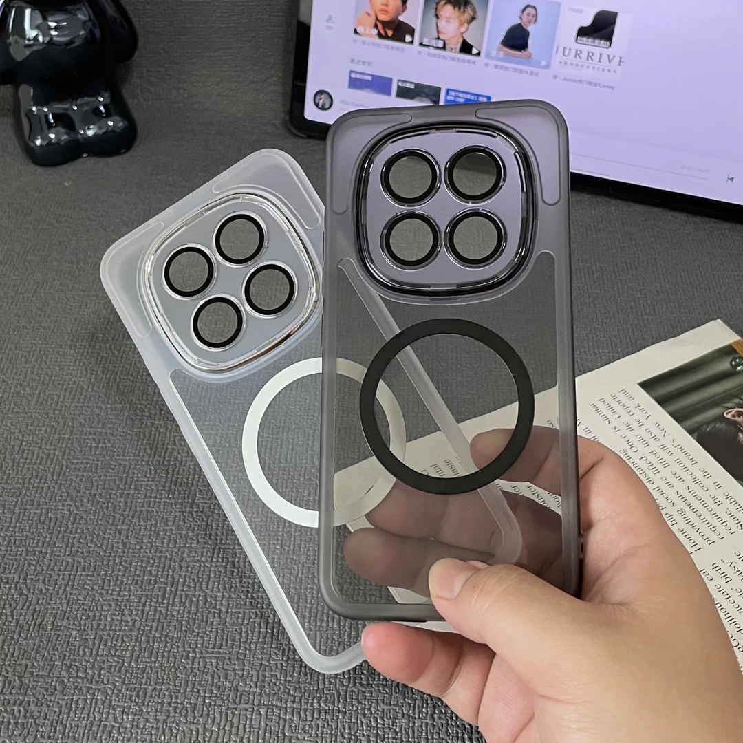 适用红米Note15Pro手机壳自带镜头膜全包防摔软壳磁吸redme15pro+