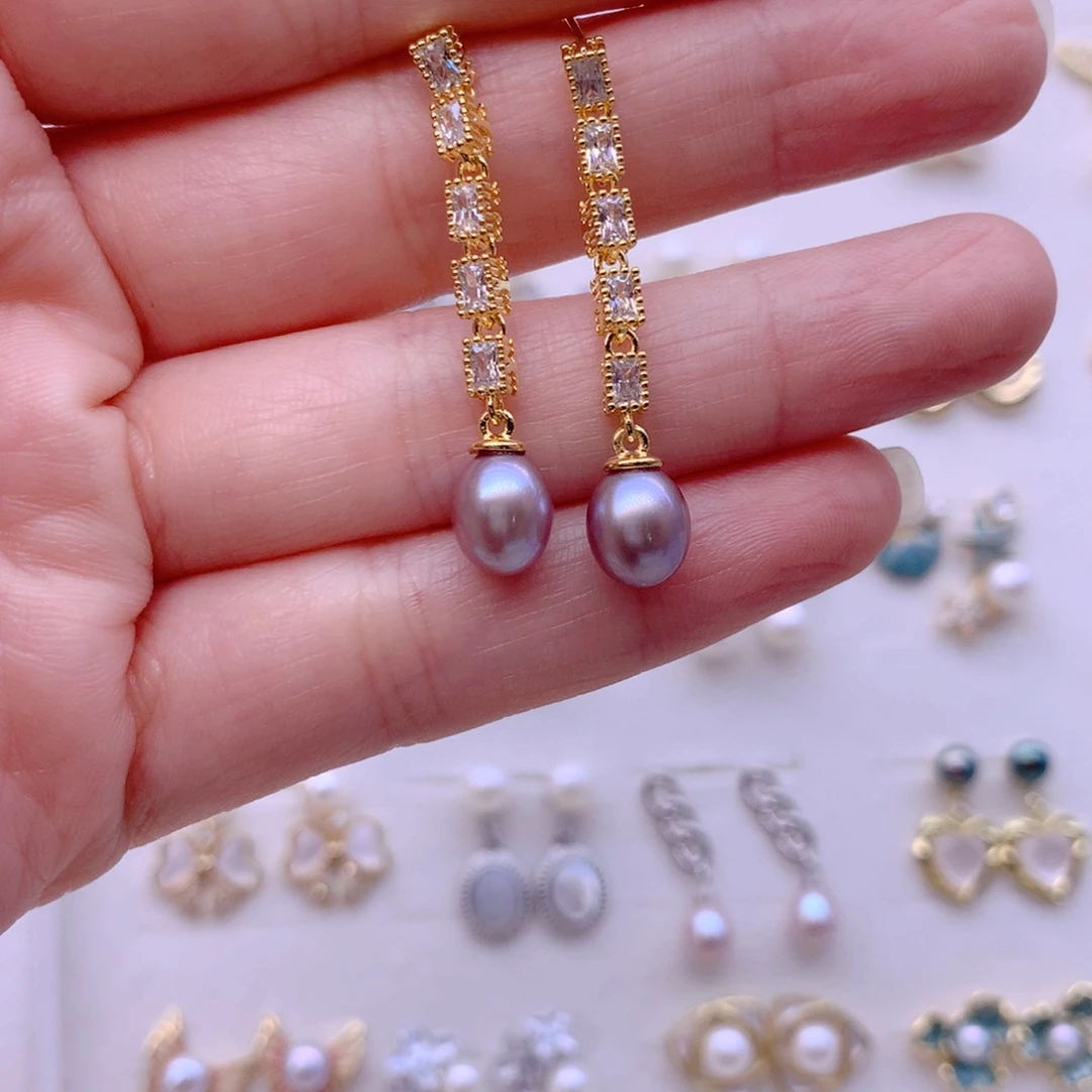 耳饰淡水珍珠合金