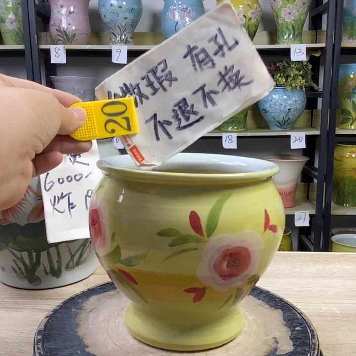 景德镇高温陶瓷花盆