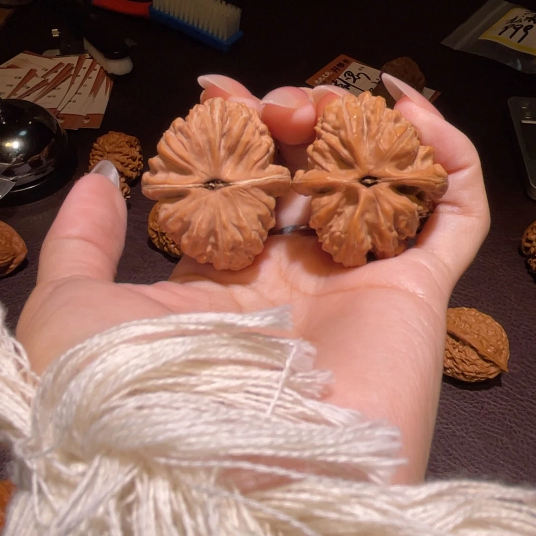 文玩核桃把件莱*36赤龙鸡心