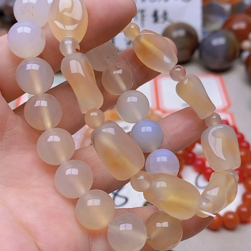【闪购商品】未镶嵌玛瑙/玉髓珠宝半成品小****?