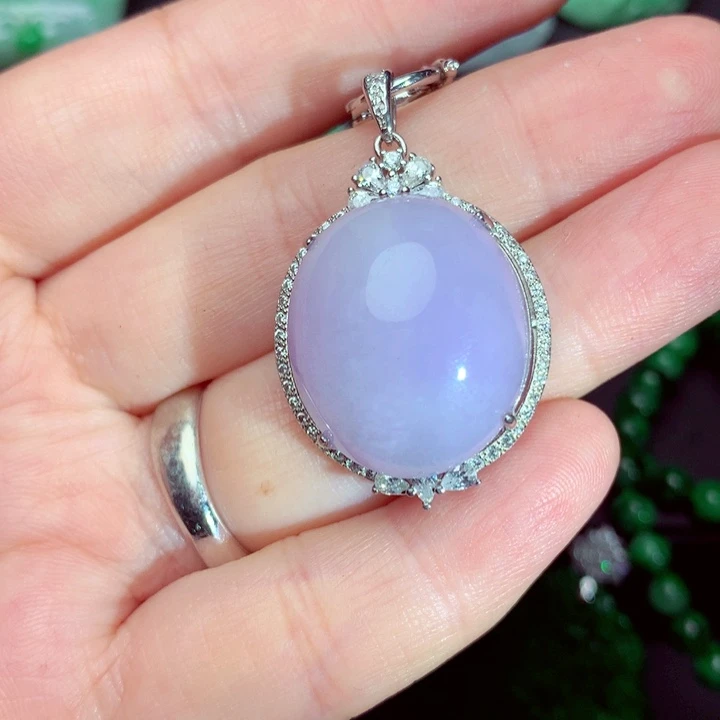 翡翠未镶嵌毛衣链