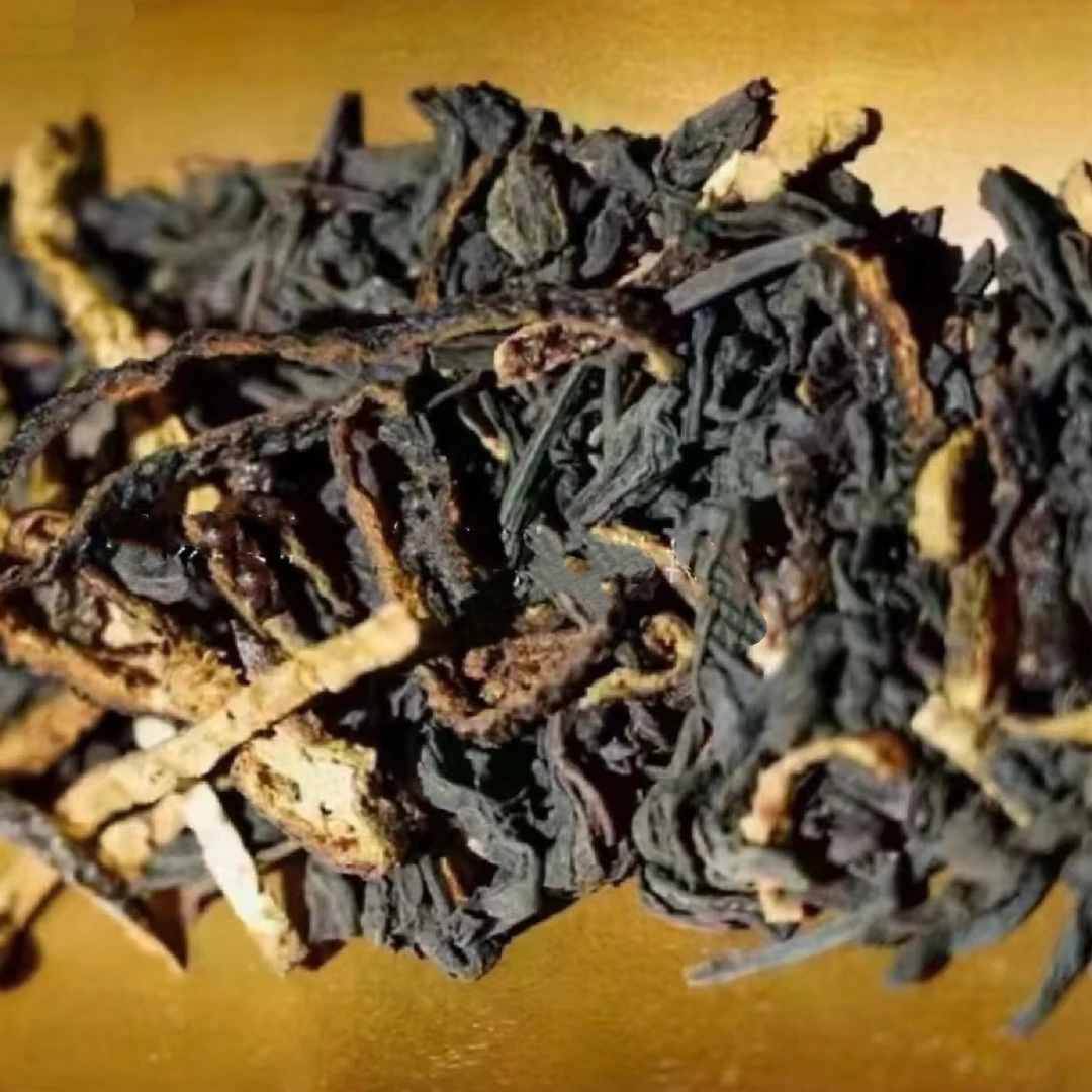 六堡茶【陈皮六堡】黄金比例8：2陈香甜润红浓透亮广西梧州中秋好礼