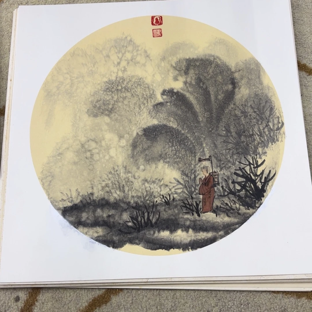 国画国画老师作品刘