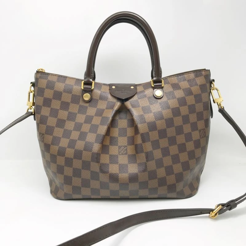 95新 LouisVuitton/路易威登 洋诚二手 LV棋盘格饺子包