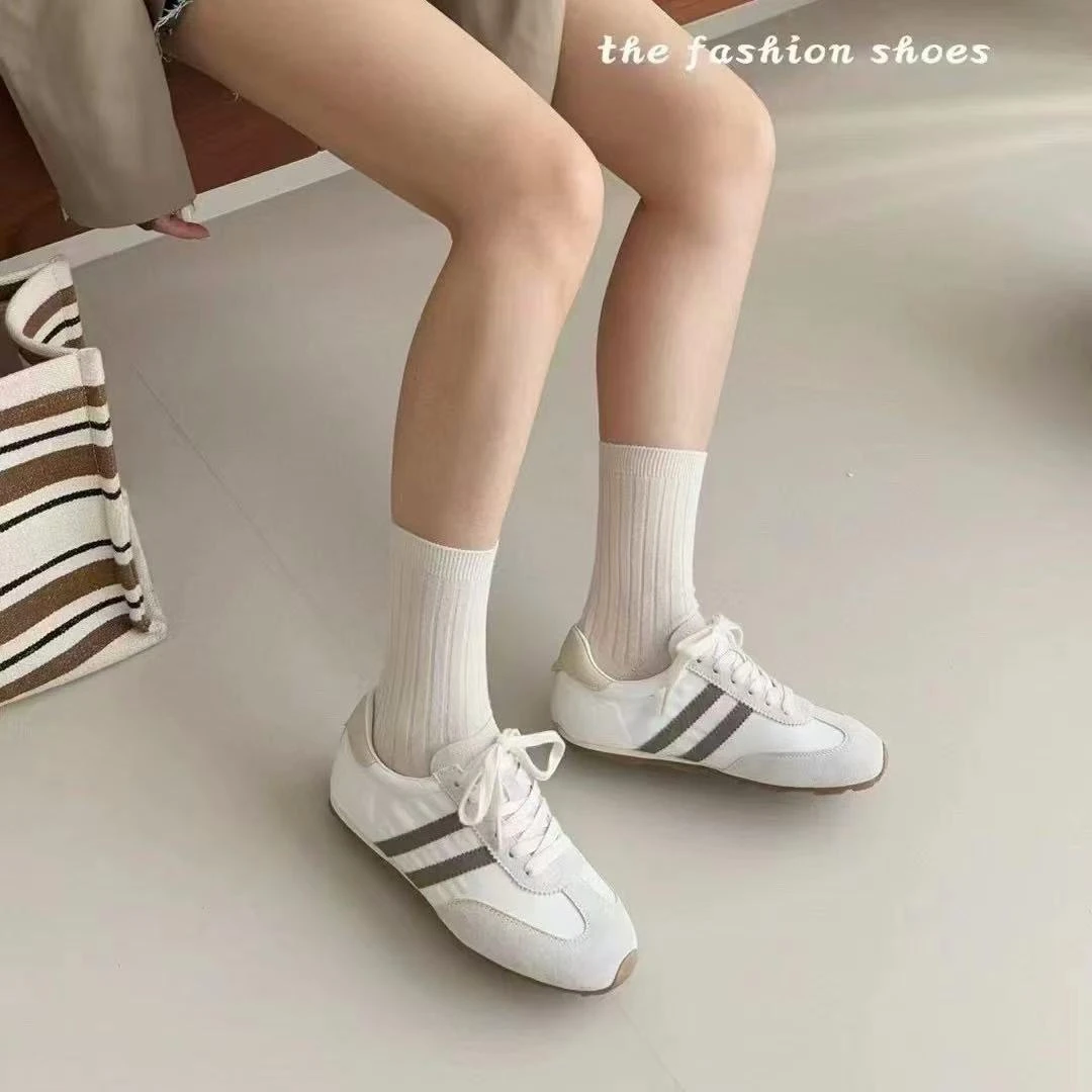 XIAOJIAOYA—618【德训鞋】运动风透气网面德训鞋50-359