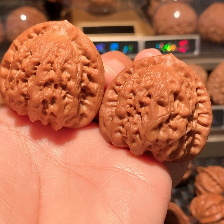 文玩核桃把件佛肚41尺