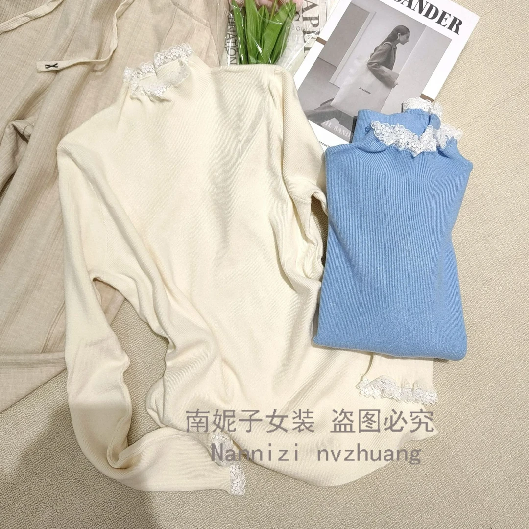 南妮子女装严选打底衫女款爆款2025新款独特漂亮小衫针织衫BQ7266