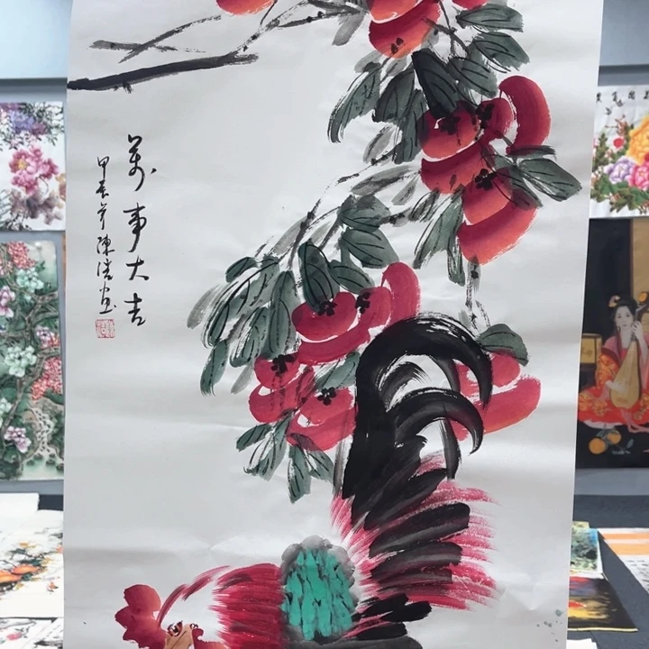 国画我的心好痛啊我的心真的好痛啊好痛啊