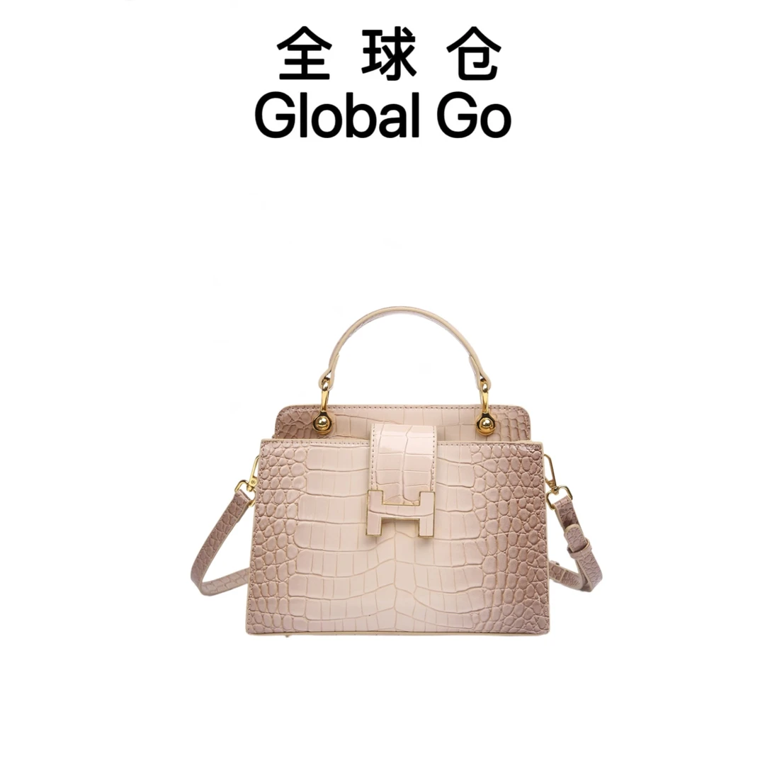 【全球仓Global Go】2025新款鳄鱼纹手提包高级感单肩斜挎包