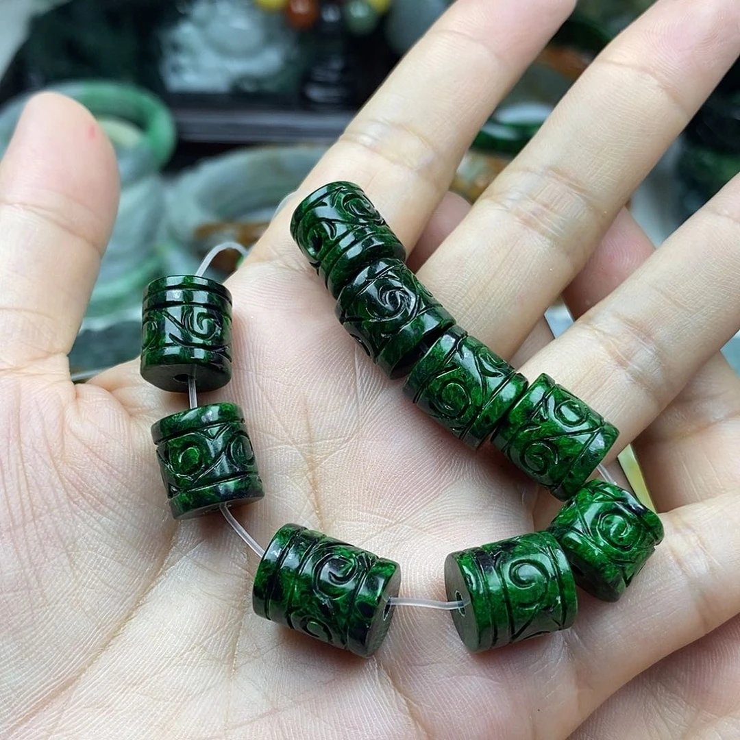 颈饰未镶嵌翡翠蓝*手串