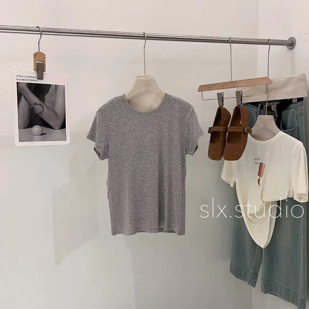 slx@ 10559-1 芝麻糊小T恤