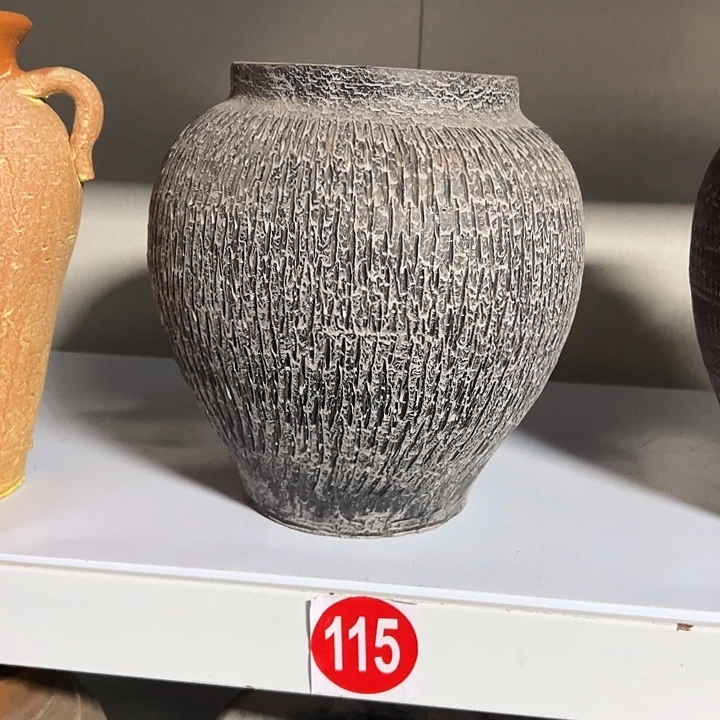 粗陶盆默认打孔高23口14